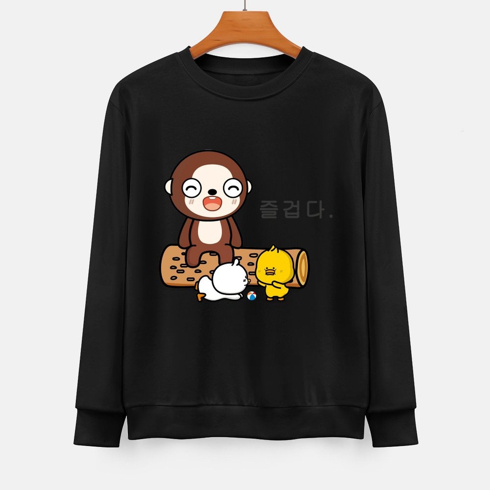 Front Patterned Long Sleeve TopAllDay EverydayWear